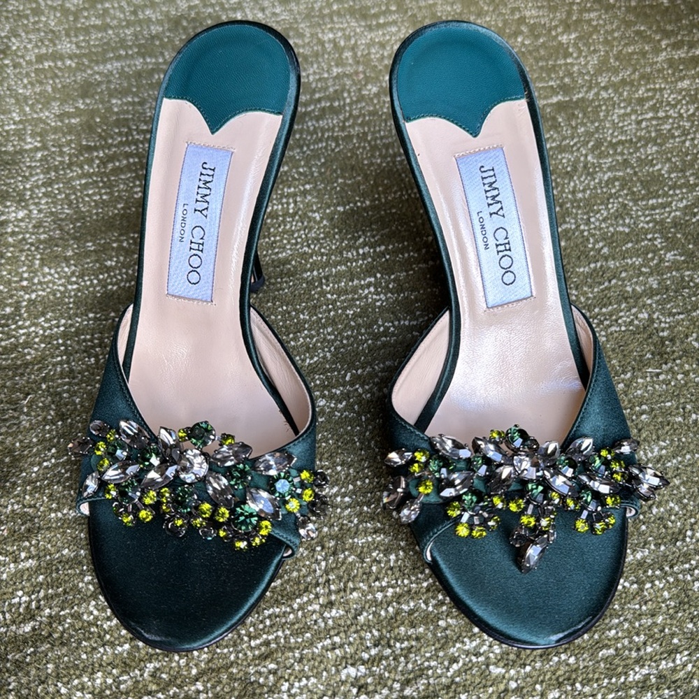 Jimmy Choo Vintage Bejeweled Pump